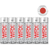 6X WRX Flat Ruby Red Spray Paint 400ml Spray Paint